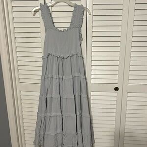 Light blue maxi dress